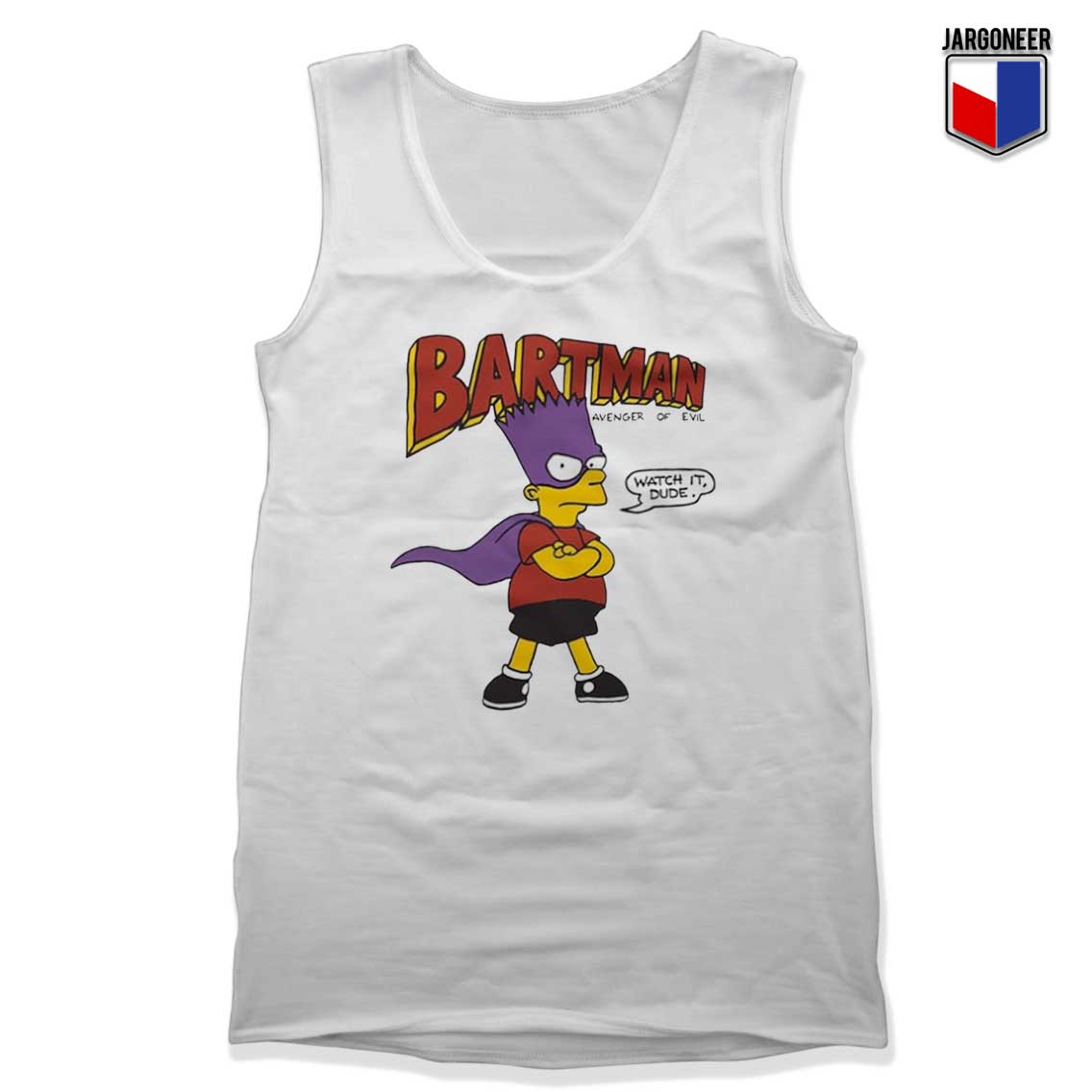 Bartman Avenger of Evil Tank Top - Shop Unique Graphic Cool Shirt Designs