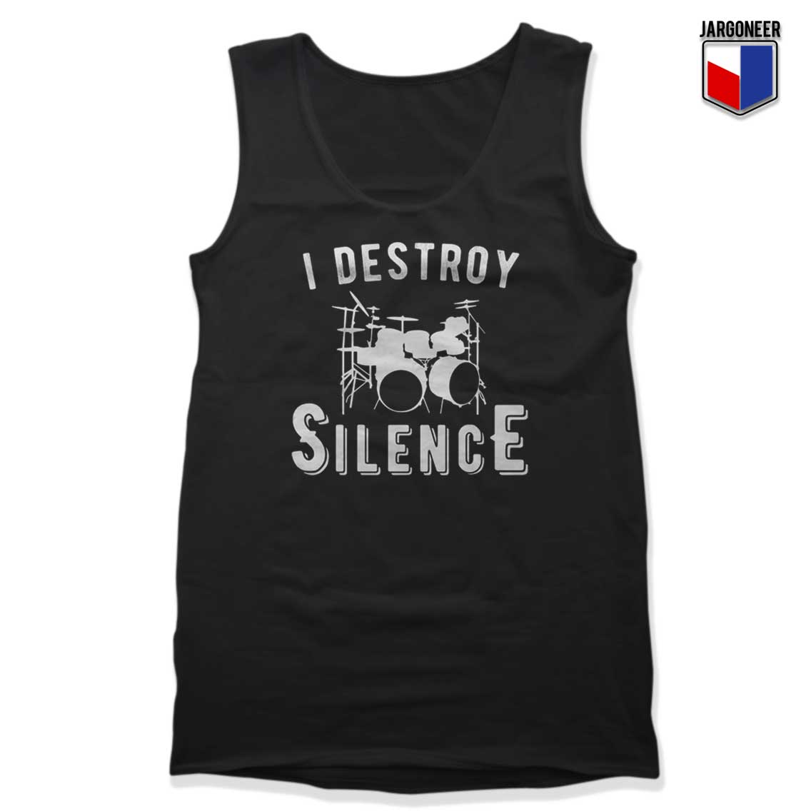 I Destroy Silence Tank Top - Shop Unique Graphic Cool Shirt Designs