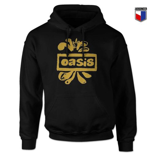 Oasis Decca Logo Black Hoodie