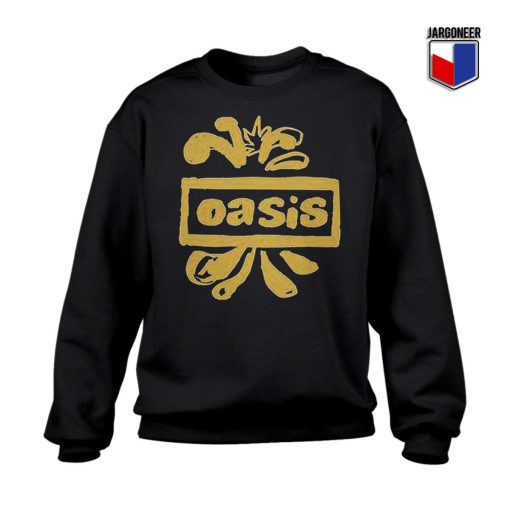 Oasis Decca Logo Black Sweatshirt