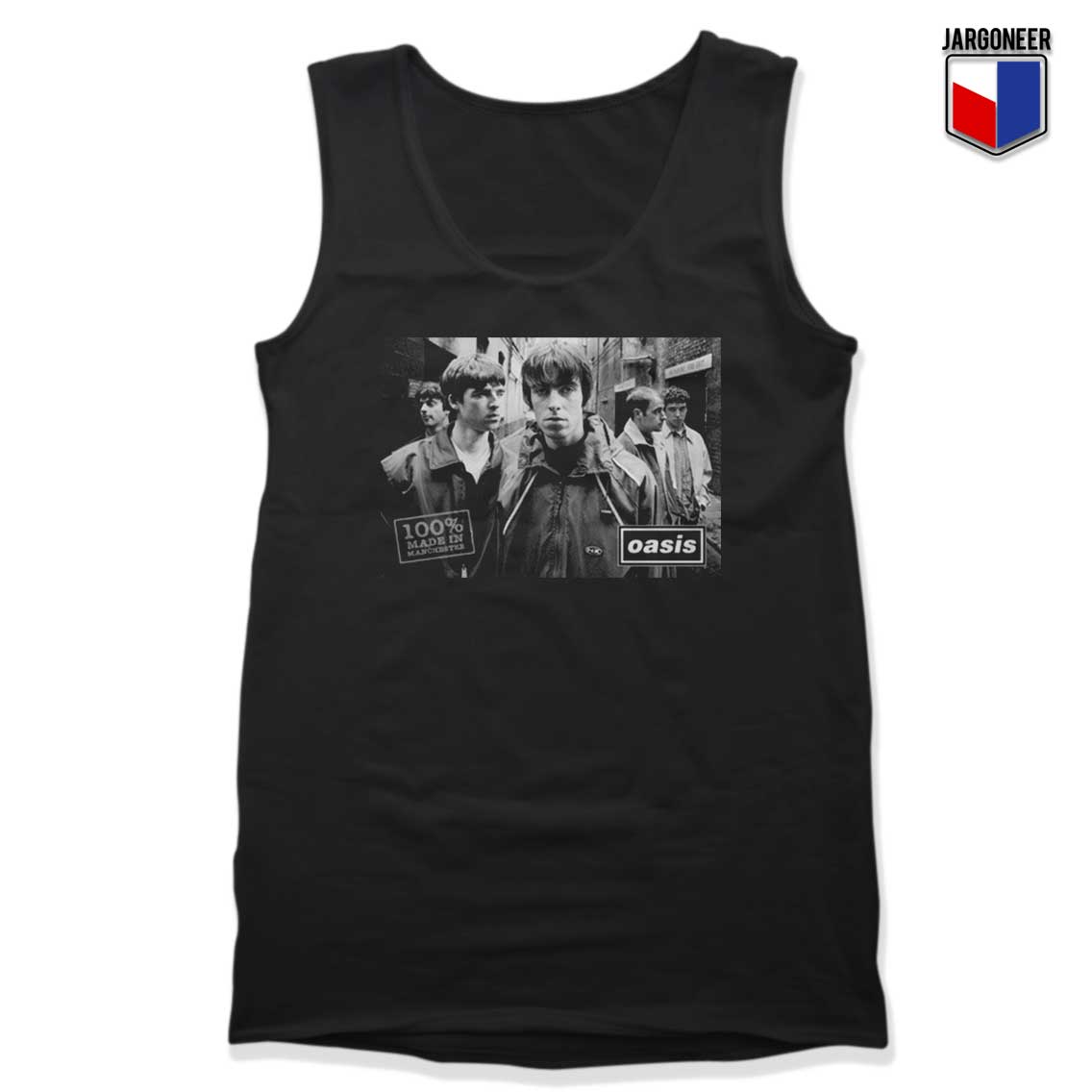 Oasis Made in Manchester Tank Top - Shop Unique Graphic Cool Shirt Designs