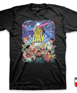 Free Comic Book Day T Shirt 247x300 - Shop Unique Graphic Cool Shirt Designs