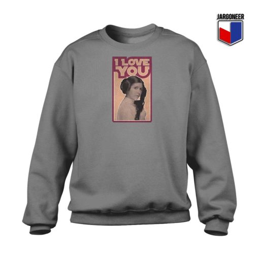 Leia Retro I Love You Sweatshirt