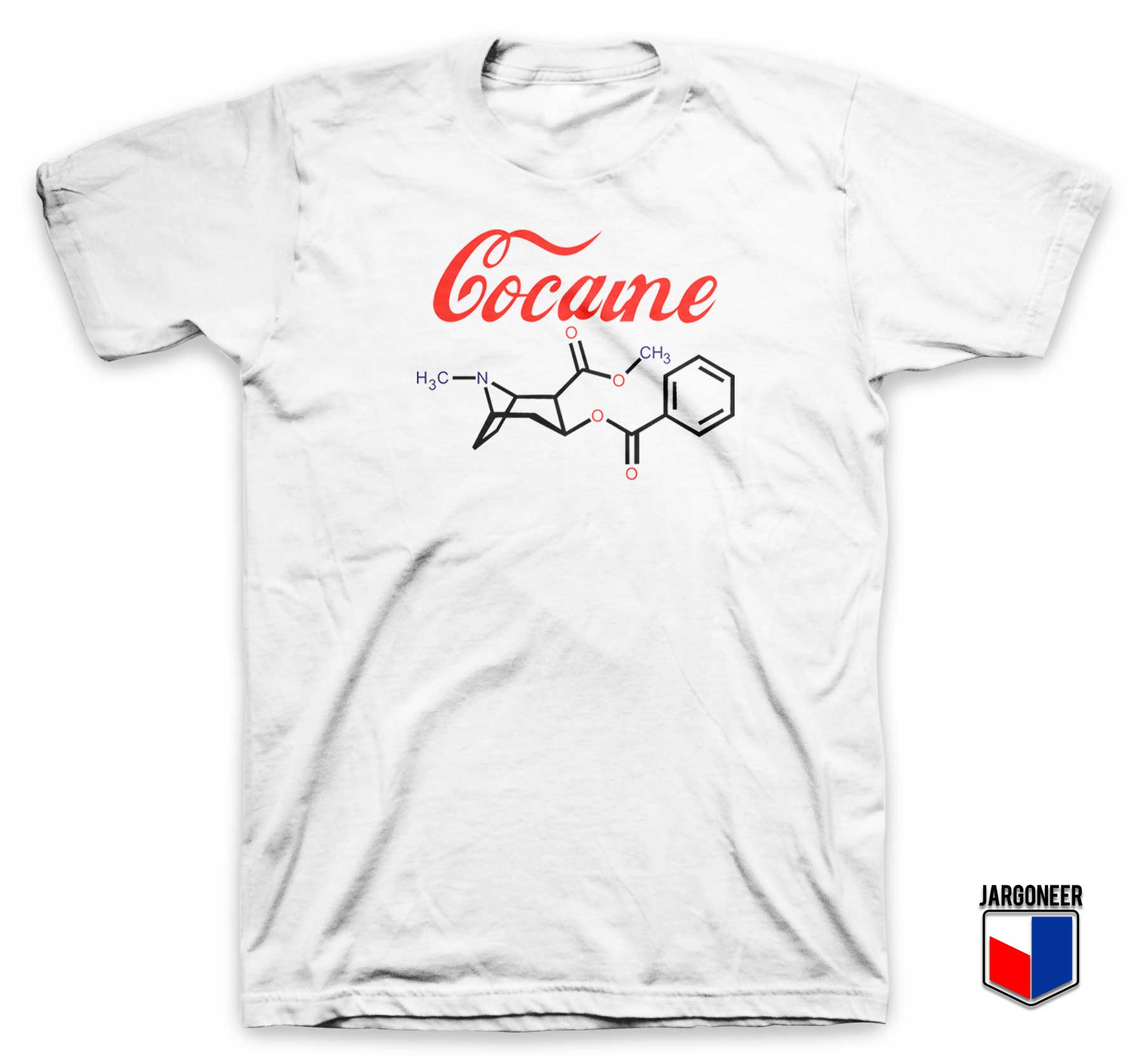 Cocaine Molecular T Shirt - Shop Unique Graphic Cool Shirt Designs