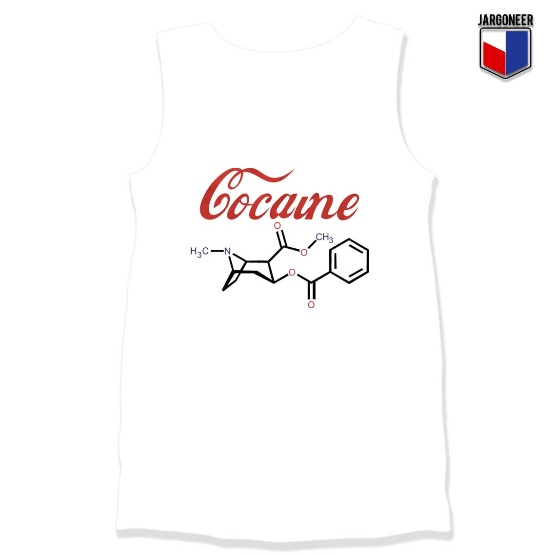 Cocaine Molecular Tank Top - Shop Unique Graphic Cool Shirt Designs