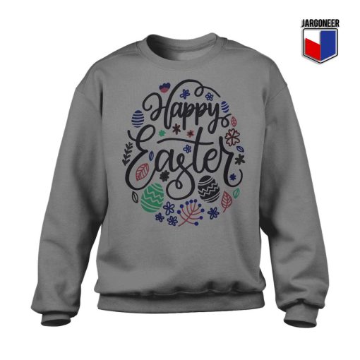 Happy Easter Flowers Sweatshirt