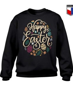 Happy Easter Flowers Sweatshirt 247x300 - Shop Unique Graphic Cool Shirt Designs