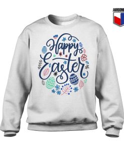 Happy Easter Flowers Sweatshirt