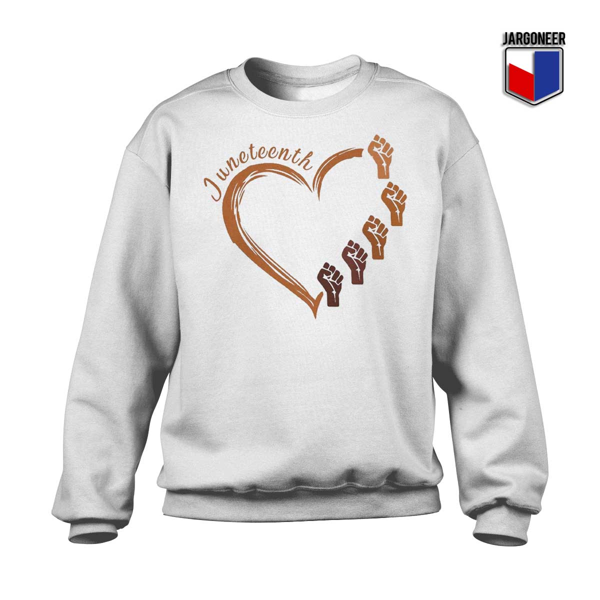 Juneteenth Heart Gift Sweatshirt - Shop Unique Graphic Cool Shirt Designs