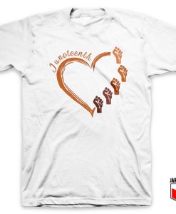 Juneteenth Heart Gift T Shirt