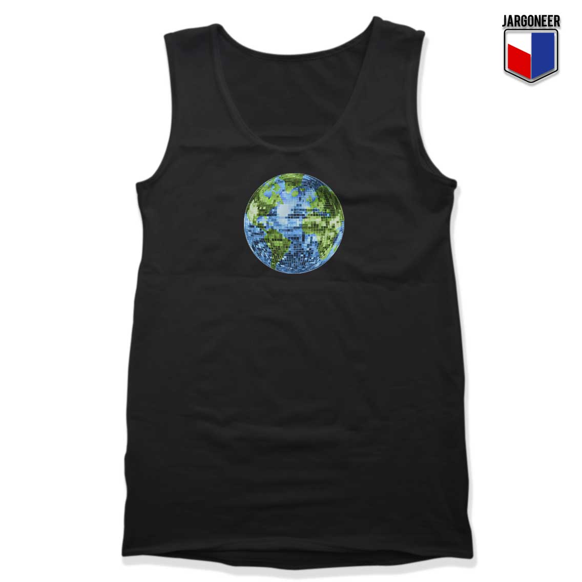 Galactic Disco Ball Planet Earth Tank Top - Shop Unique Graphic Cool Shirt Designs