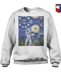 Stormtrooper Starry Night Sweatshirt