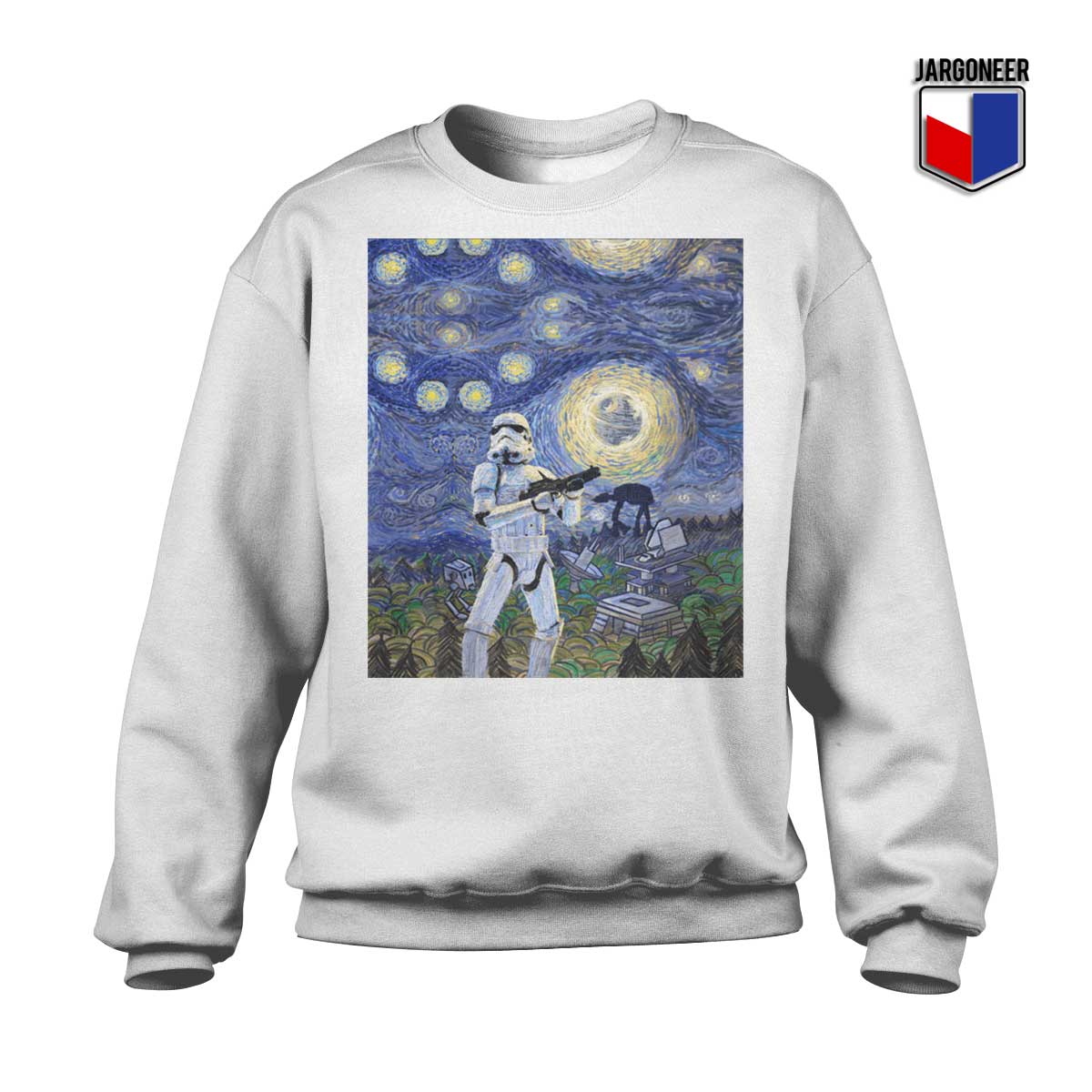 Stormtrooper Starry Night Sweatshirt - Shop Unique Graphic Cool Shirt Designs