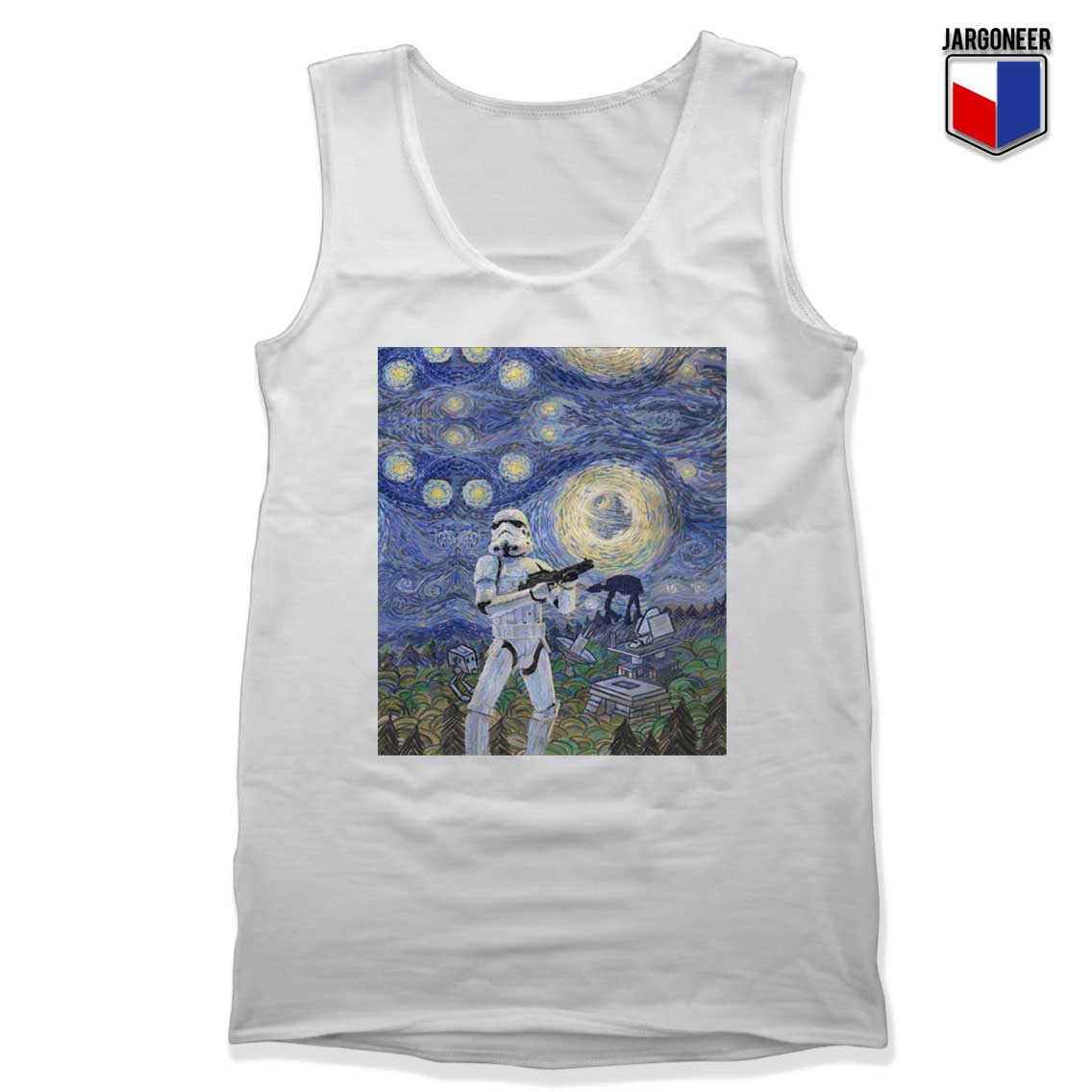 Stormtrooper Starry Night Tank Top - Shop Unique Graphic Cool Shirt Designs