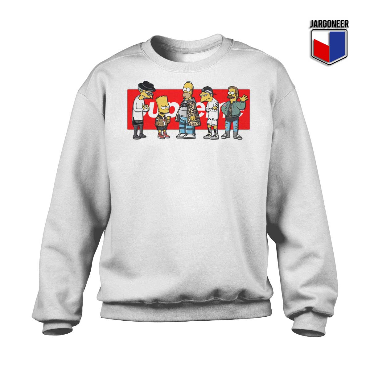 Buy Now Supreme Cartoon Wallpaper Sweatshirt Unique Graphic