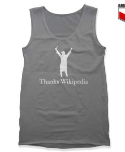 Thanks-Wikipedia-Gray-Tank-Top