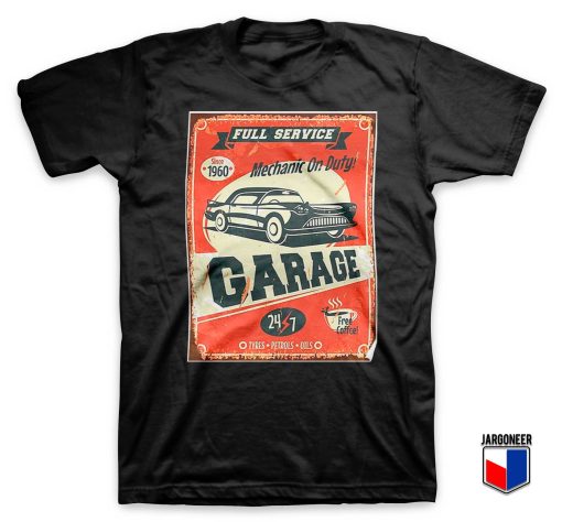 Mechanic On Duty Garage T Shirt