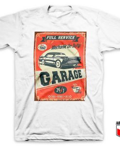 Mechanic On Duty Garage White T Shirt 247x300 - Shop Unique Graphic Cool Shirt Designs
