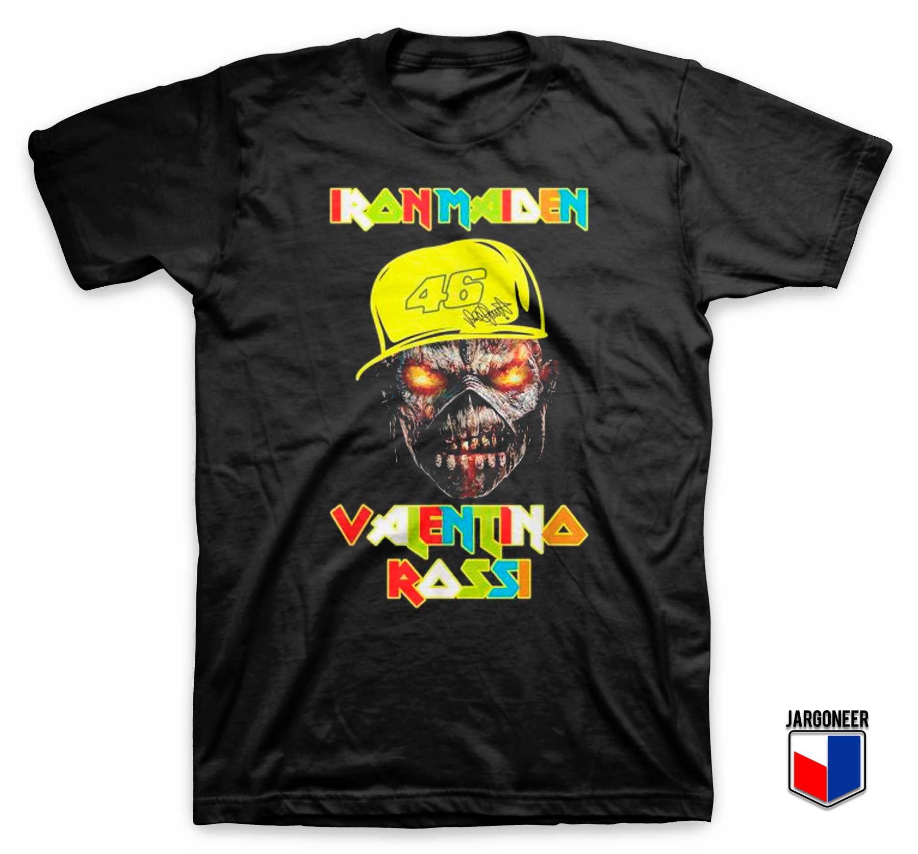 Vintage Iron Maiden VR46 T Shirt - Shop Unique Graphic Cool Shirt Designs