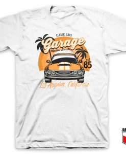 Classic-Cars-Malibu-Beach-T-Shirt