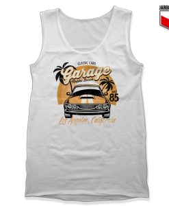 Classic Cars Malibu Beach Tank Top