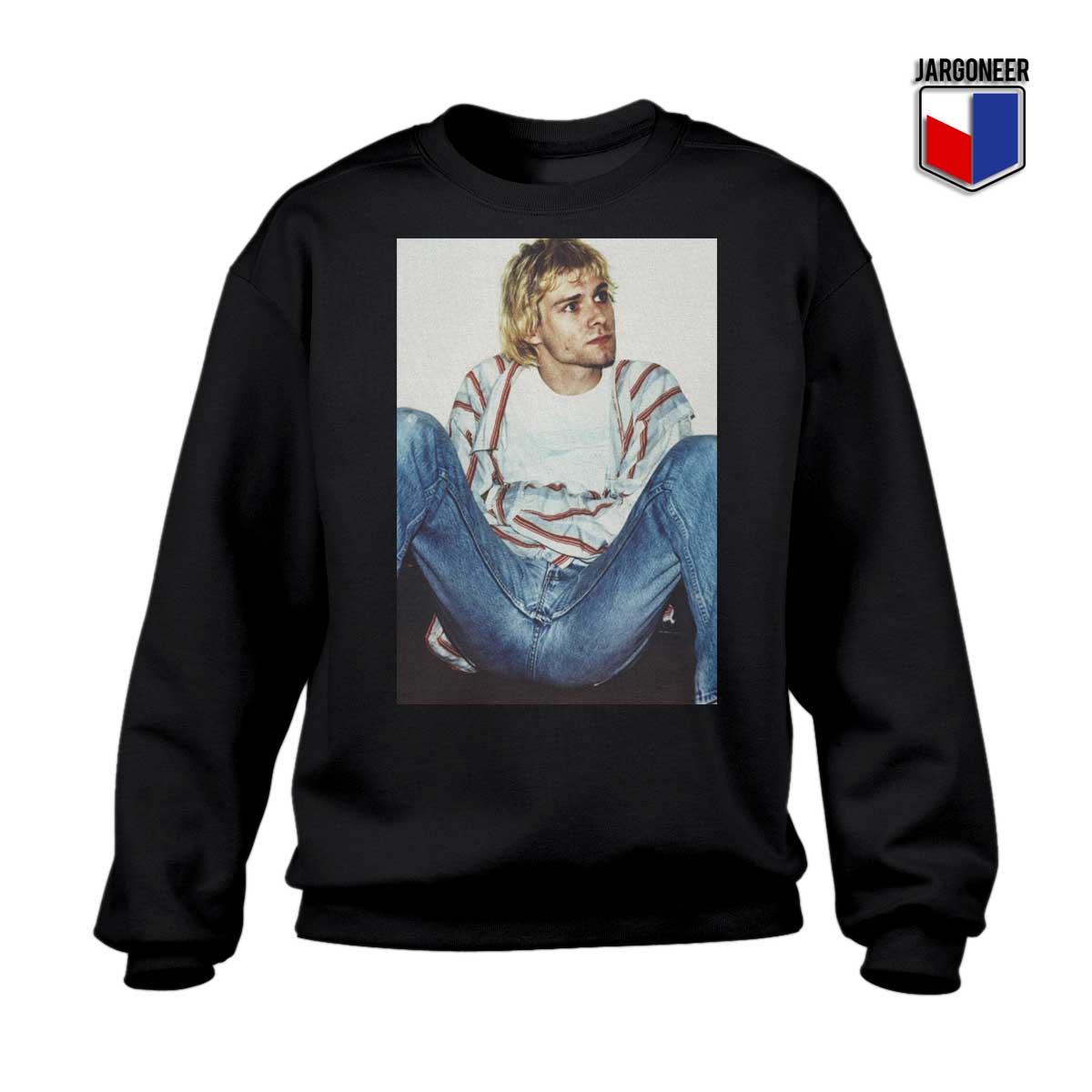 Kurt Cobain Sit Back Vintage Sweatshirt - Shop Unique Graphic Cool Shirt Designs
