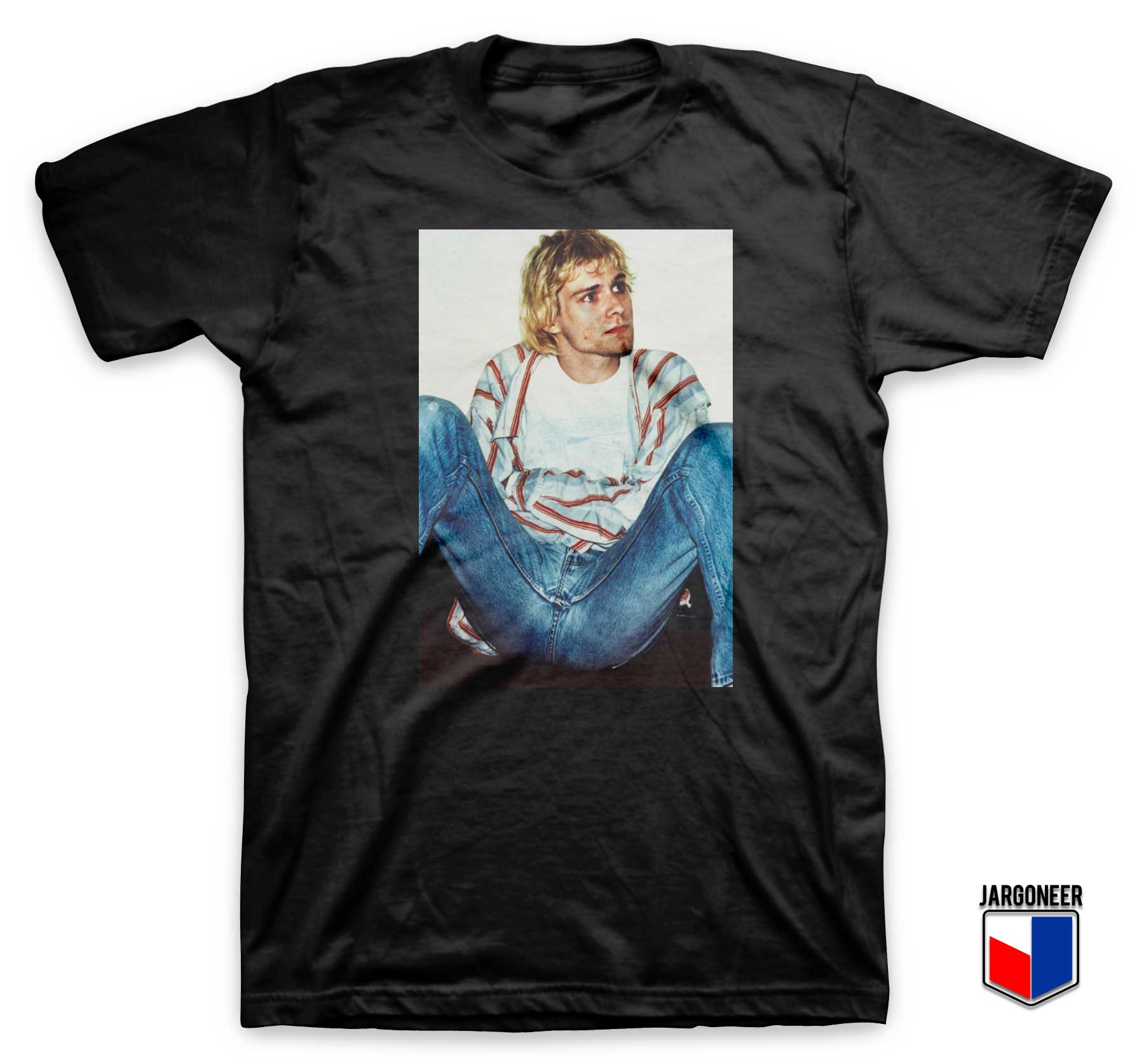 Kurt Cobain Sit Back Vintage T Shirt - Shop Unique Graphic Cool Shirt Designs
