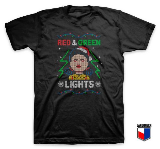 Red and Green Lights Christmas T Shirt