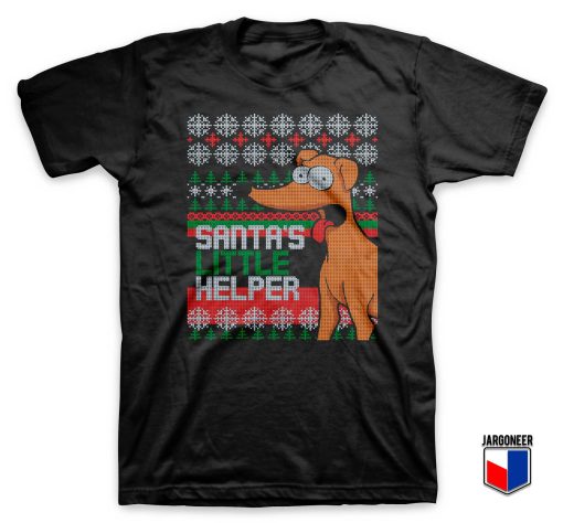 Santa Little Helper Christmas T Shirt