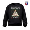 Sushi Christmas Time Tank Top