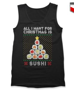 Sushi Christmas Time Tank Top