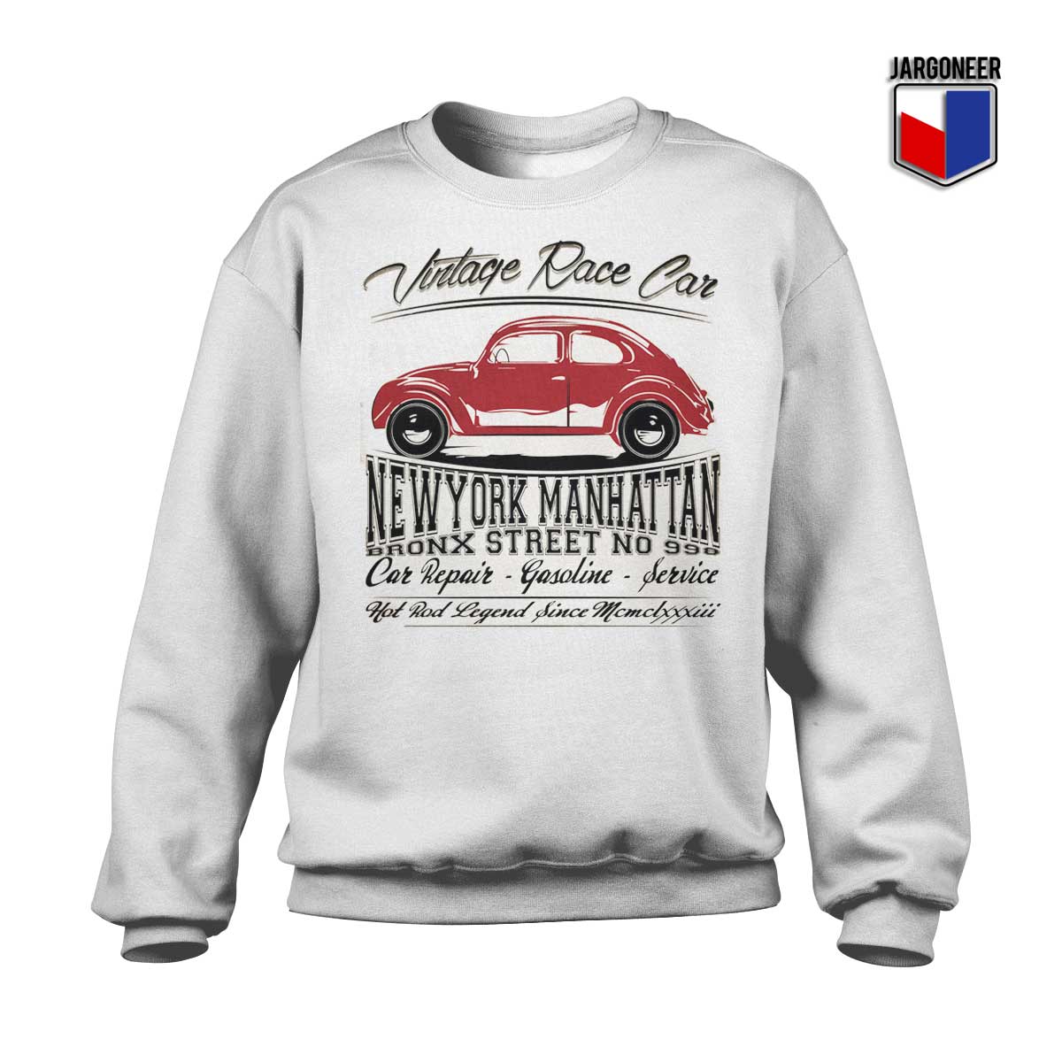 Vintage Race Car Sweatshirt - Shop Unique Graphic Cool Shirt Designs