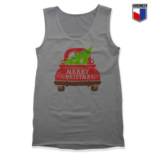 Red Truck Merry Christmas Tank Top