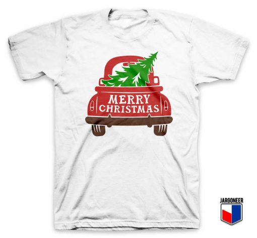 Red Truck Merry Christmas T Shirt