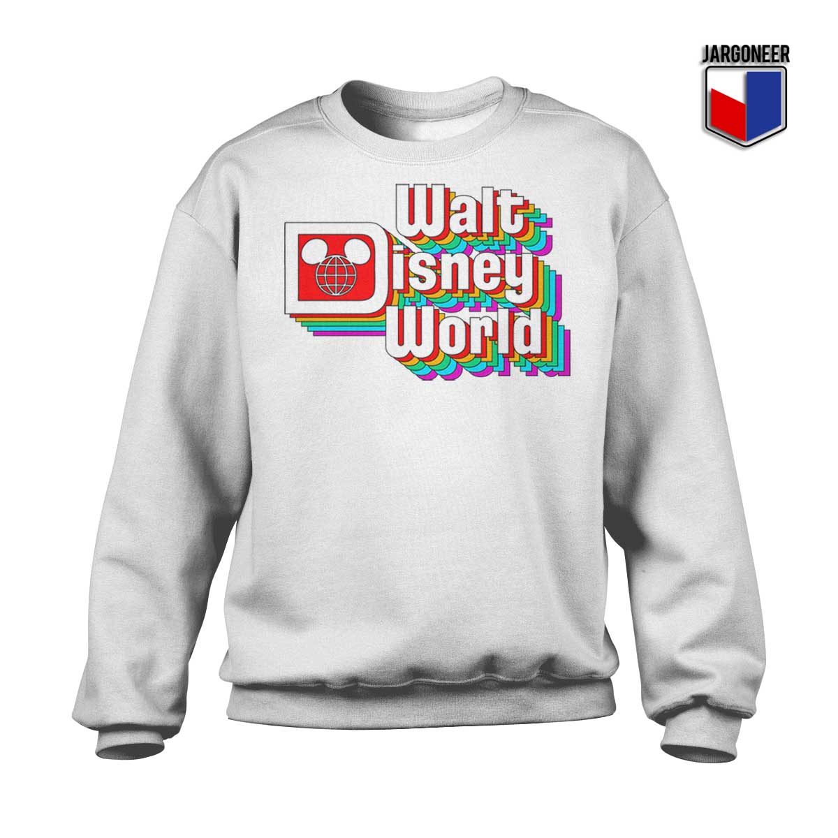 Vintage Walt Disney Logo Sweatshirt - Shop Unique Graphic Cool Shirt Designs