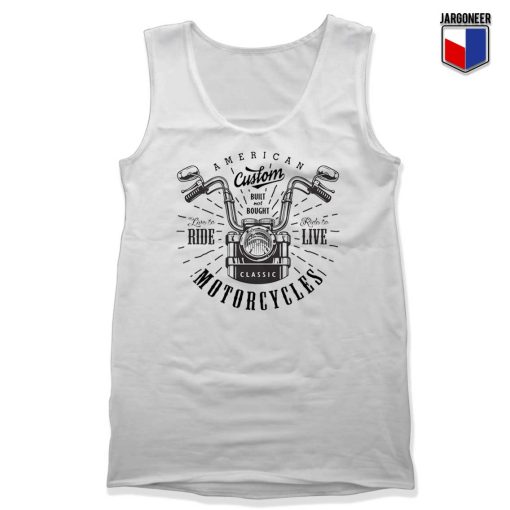 Vintage Motorcyle American Custom Tank Top