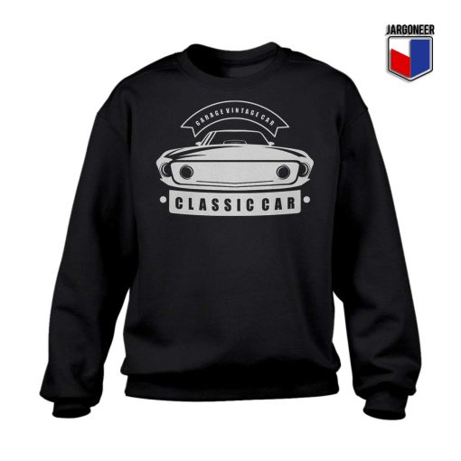 Classic Car Garage Vintage Sweatshirt