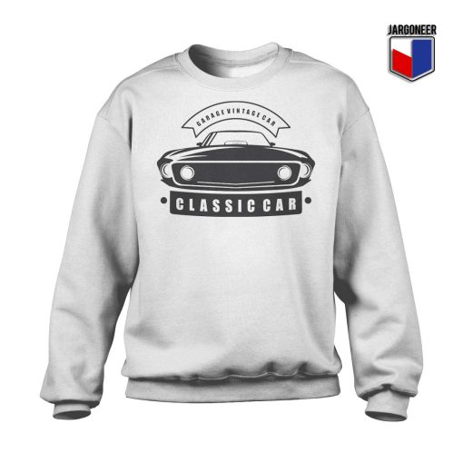 Classic Car Garage Vintage Sweatshirt