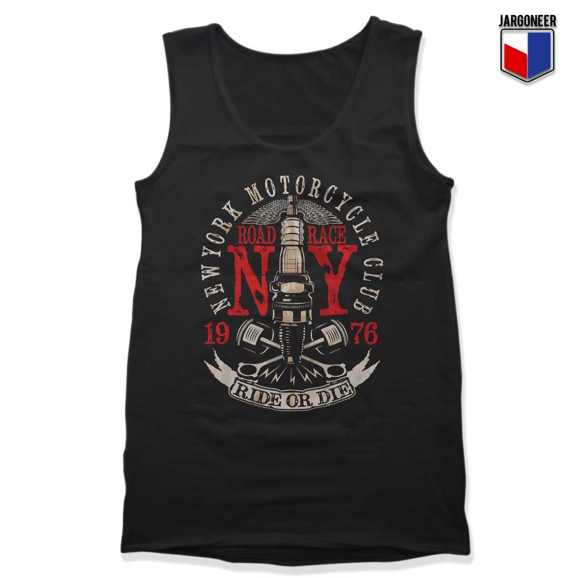 New York Motorcycle Club 1976 Tank Top - Shop Unique Graphic Cool Shirt Designs