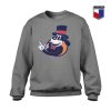 Cartoon Dog Top Hat 50s Sweatshirt