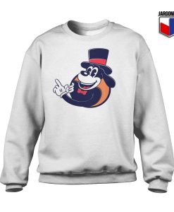 Cartoon Dog Top Hat 50s Sweatshirt