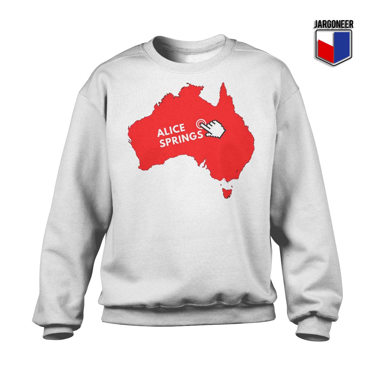 Alice Springs Show Day White Sweatshirt - Shop Unique Graphic Cool Shirt Designs
