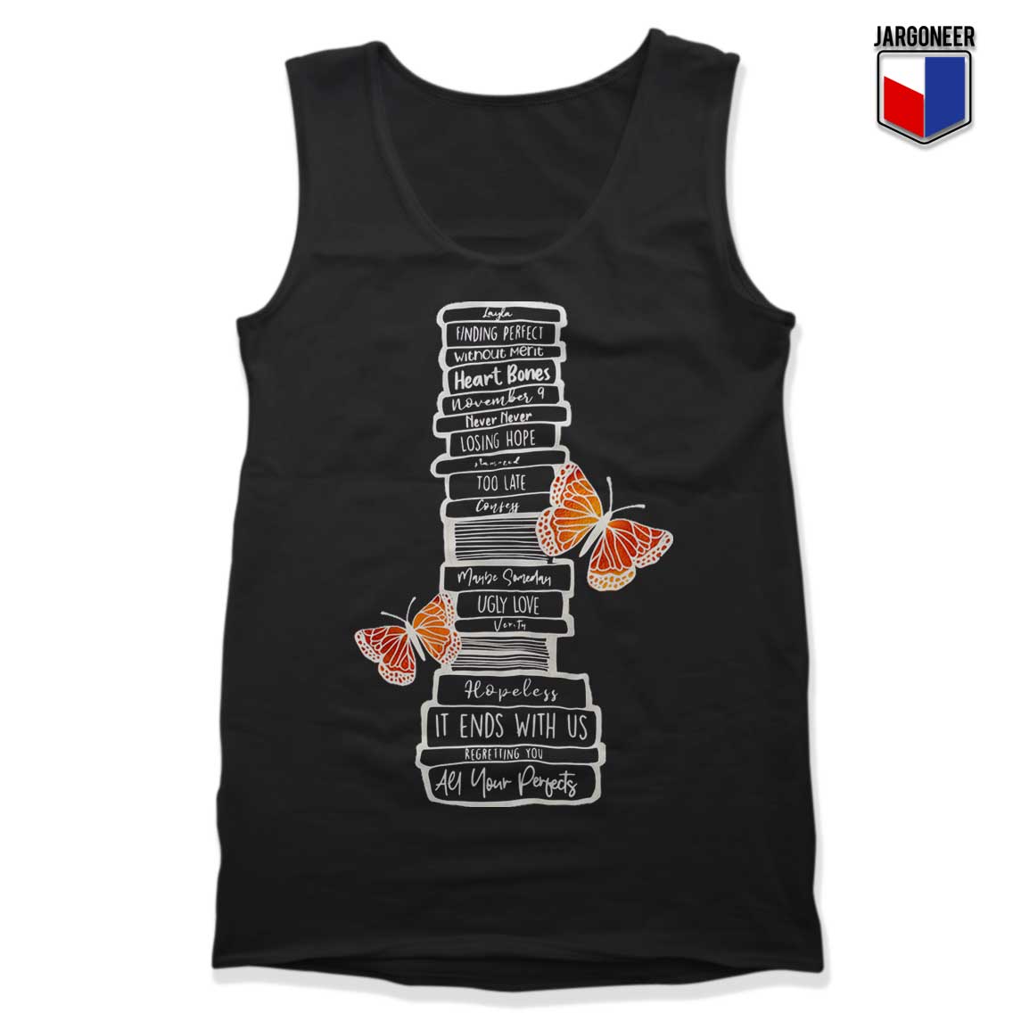 Colleen Hoover Book Stack Tank Top - Shop Unique Graphic Cool Shirt Designs
