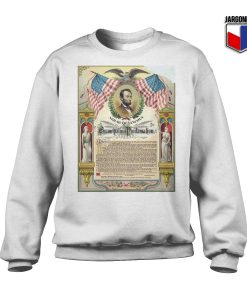 Emancipation-proclamation-White-Sweatshirt