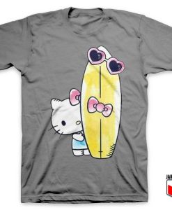 Hello Kitty Surfboard T Shirt
