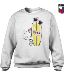 Hello Kitty Surfboard Sweatshirt