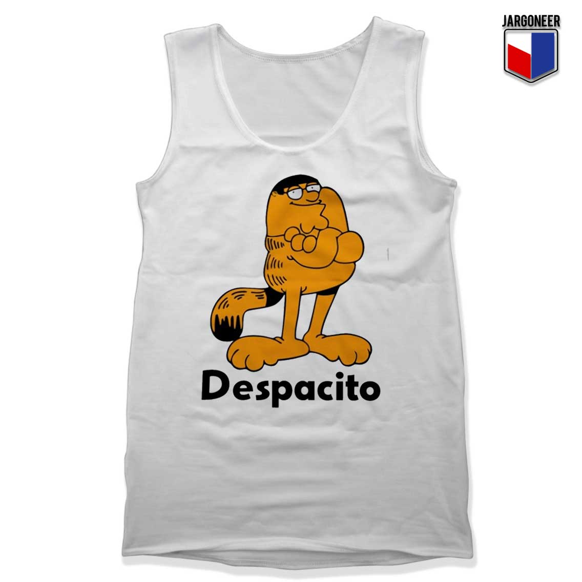 Garfield Despacito Tank Top - Shop Unique Graphic Cool Shirt Designs