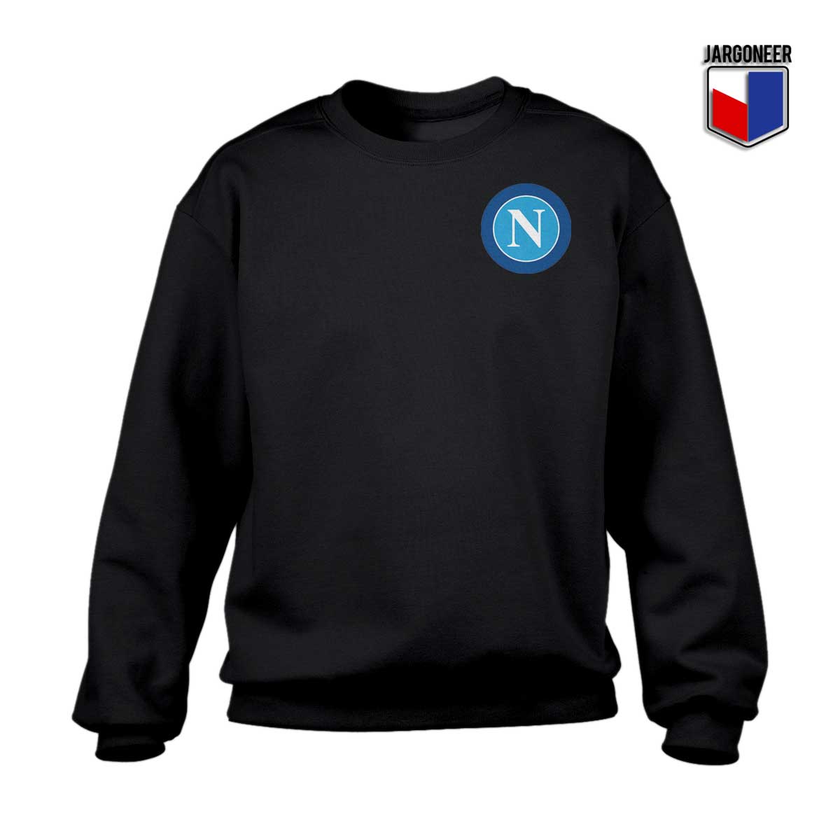 Napoli Logo Black Sweatshirt - Shop Unique Graphic Cool Shirt Designs