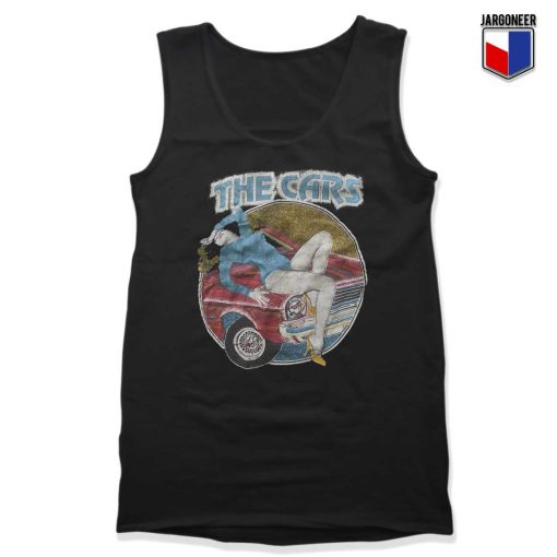 Vintage 70s The Cars band S Candy o New Wave Punk Tank Top